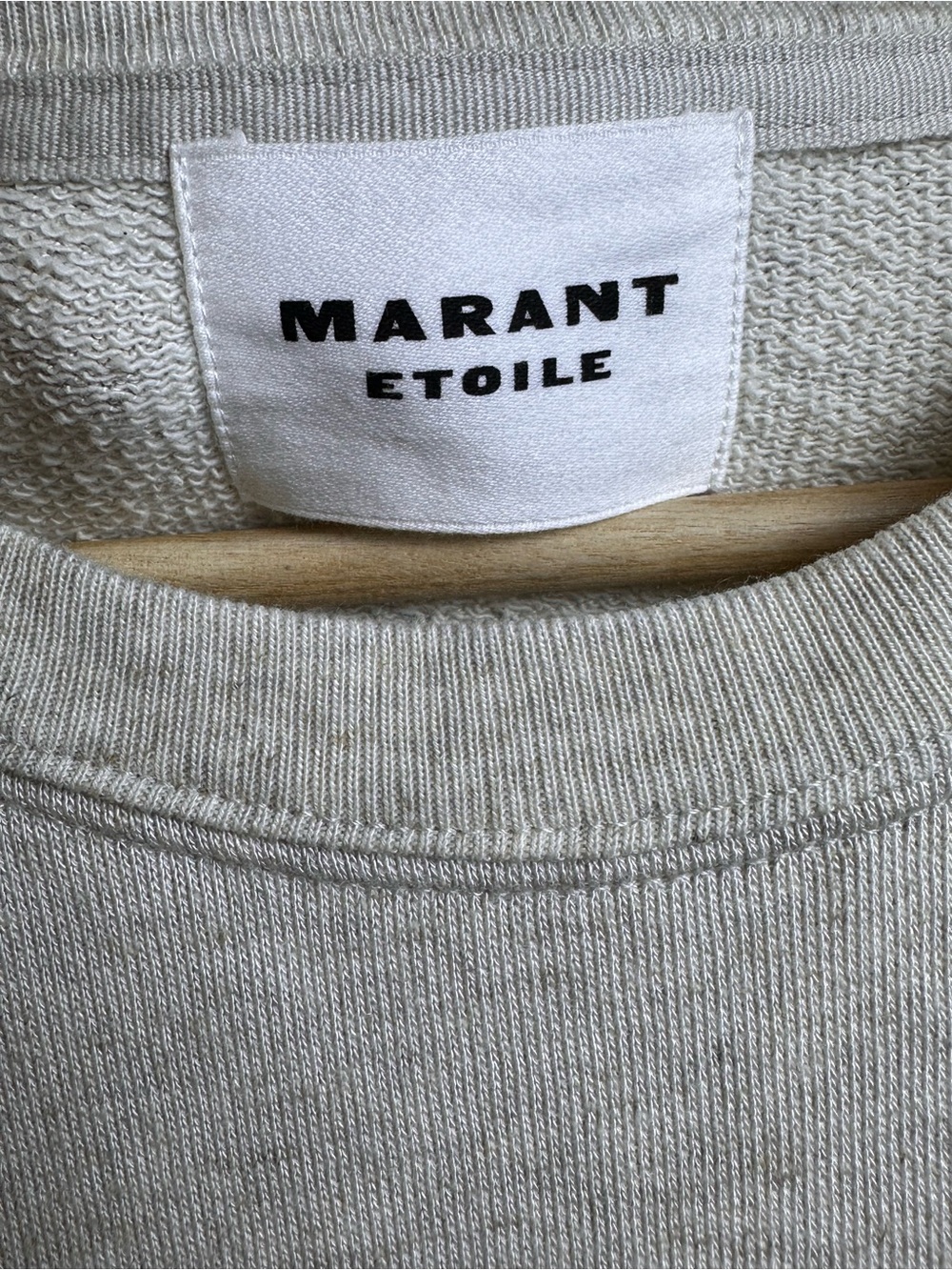 Isabel Marant Etoile Beige Mafalda Midi Dress  size 34 Crew Neck Long Sleeves - Picture 16 of 16